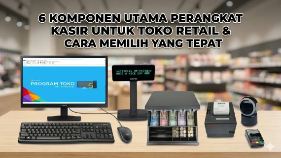 6 Komponen Utama Perangkat Kasir Toko Retail & Cara Memilih yang Tepat