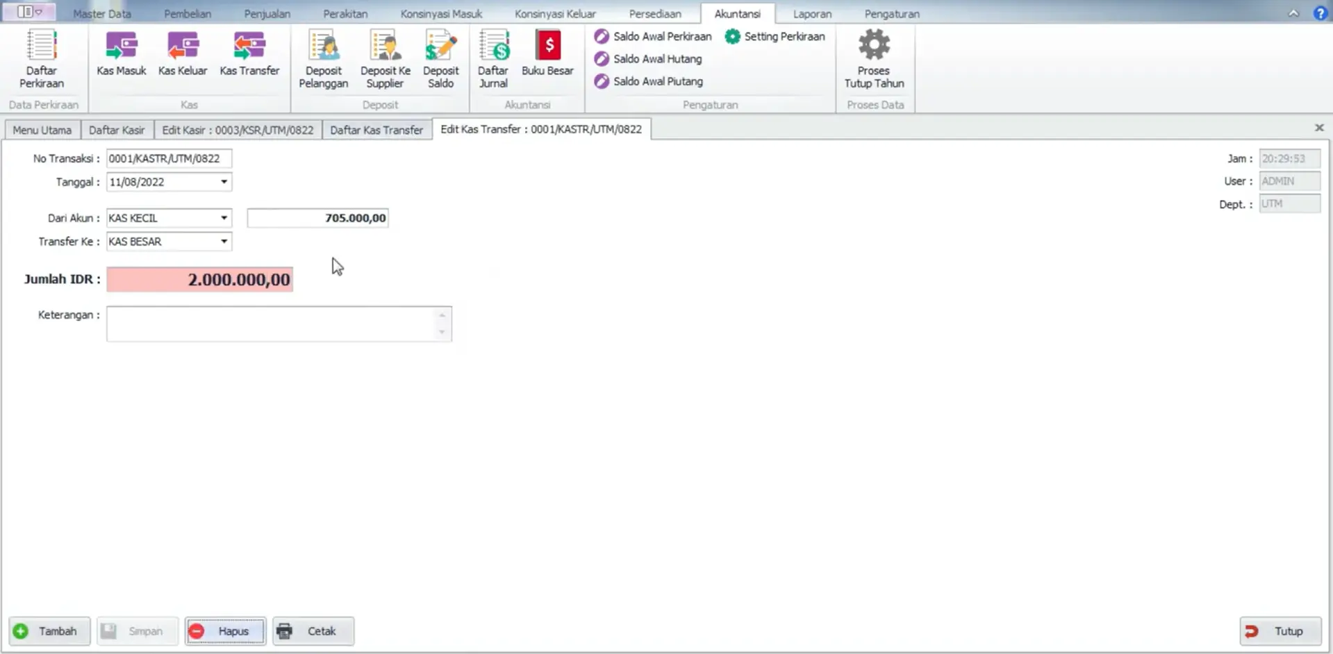 aplikasi IPOS toko pakaian