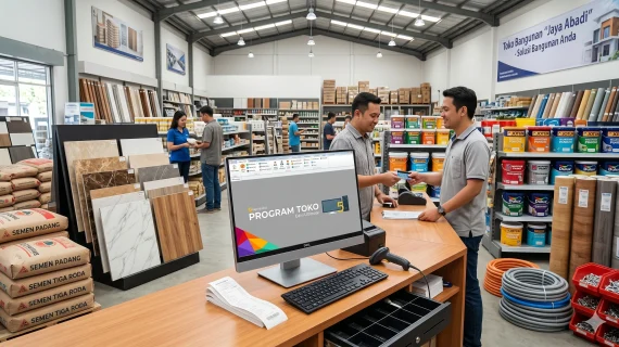 Contoh Laporan Penjualan Bulanan Toko Bangunan