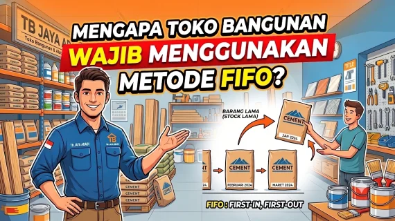 Mengapa Toko Bangunan Wajib Menggunakan Metode FIFO?