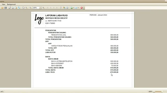 Cara Membuat Laporan Laba Rugi untuk Toko Bangunan
